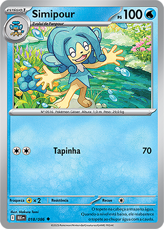 Simipour (018/086) - Carta Avulsa Pokemon