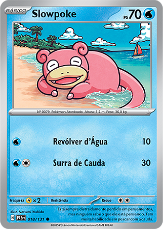 Slowpoke (018/131) - Carta Avulsa Pokemon