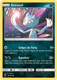 Sneasel (86/168) REV FOIL - Carta Avulsa Pokemon