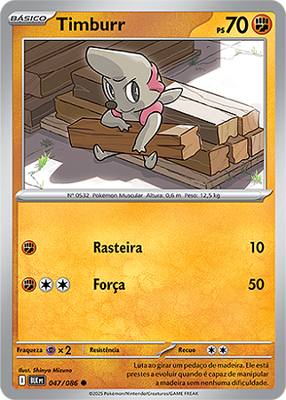 Timburr (047/086) - Carta Avulsa Pokemon
