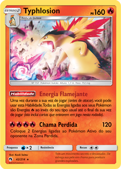 Typhlosion (42/214) FOIL - Carta Avulsa Pokemon