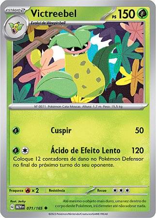 Victreebel (071/165) - Carta Avulsa Pokemon