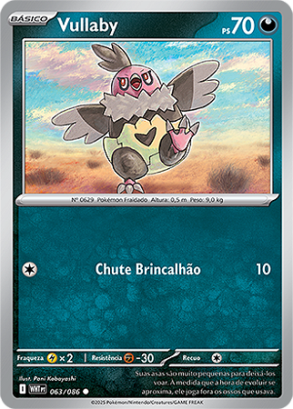 Vullaby (063/086) - Carta Avulsa Pokemon