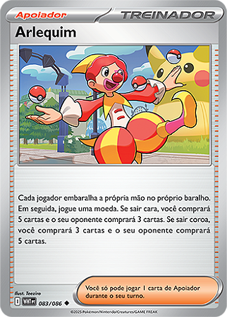Arlequim / Harlequin (083/086) REV FOIL - Carta Avulsa Pokemon