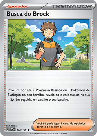 Busca do Brock / Brock's Scouting (146/159) - Carta Avulsa Pokemon