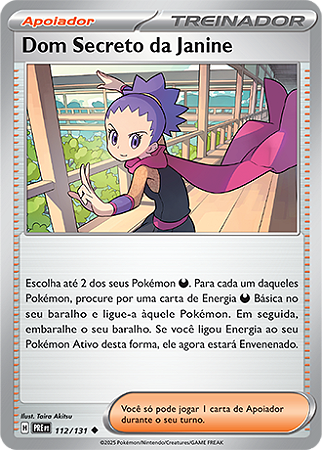 Dom Secreto da Janine / Janine's Secret Art (112/131) - Carta Avulsa Pokemon