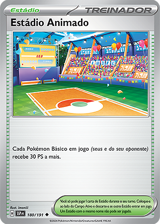 Estádio Animado / Lively Stadium (180/191) - Carta Avulsa Pokemon