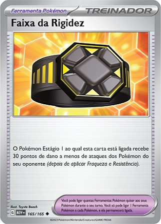 Faixa da Rigidez / Extra-tight Band (165/165) - Carta Avulsa Pokemon