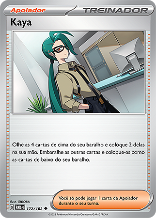 Kaya / Rika (172/182) - Carta Avulsa Pokemon