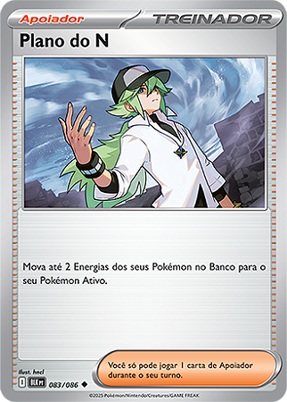 Plano do N / N's Plan (083/086) - Carta Avulsa Pokemon