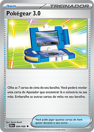 Pokegear 3.0 (084/086) REV FOIL - Carta Avulsa Pokemon