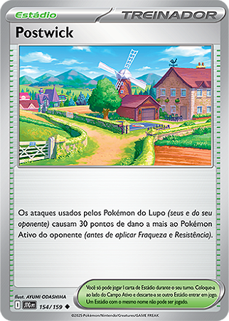 Postwick (154/159) - Carta Avulsa Pokemon