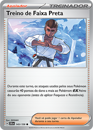 Treino de Faixa Preta / Black Belt's Training (145/159) - Carta Avulsa Pokemon