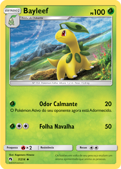 Bayleef (7/214) REV FOIL - Carta Avulsa Pokemon