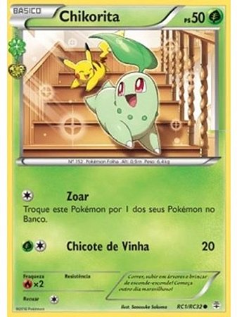 Chikorita (RC1/RC32) - Carta Avulsa Pokemon