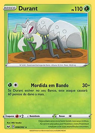 Durant (8/202) - Carta Avulsa Pokemon