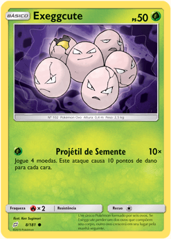 Exeggcute (8/181) REV FOIL - Carta Avulsa Pokemon