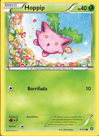 Hoppip (3/114) - Carta Avulsa Pokemon