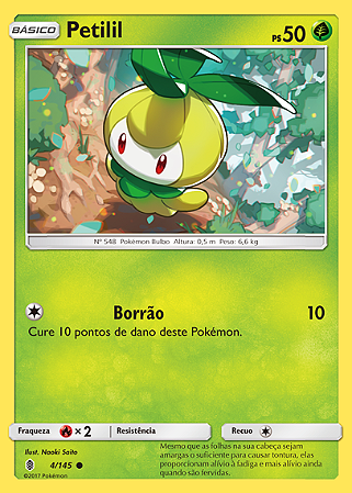 Petilil (4/145) REV FOIL - Carta Avulsa Pokemon