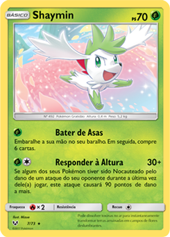 Shaymin (7/73) FOIL - Carta Avulsa Pokemon