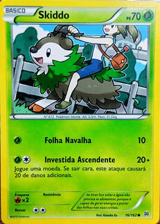 Skiddo (16/162) - Carta Avulsa Pokemon