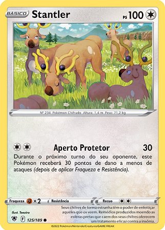 Stantler (125/189) - Carta Avulsa Pokemon