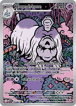 Houndstone (145/132) FOIL - Carta Avulsa Pokemon