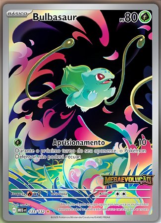 Bulbasaur (133b/132) Promo IFOIL - Carta Avulsa Pokemon