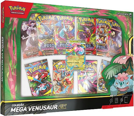 Box Pokemon - Coleção Mega Venusaur ex