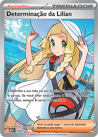 Determinação da Lílian / Lillie's Determination (169/132) FOIL - Carta Avulsa Pokemon
