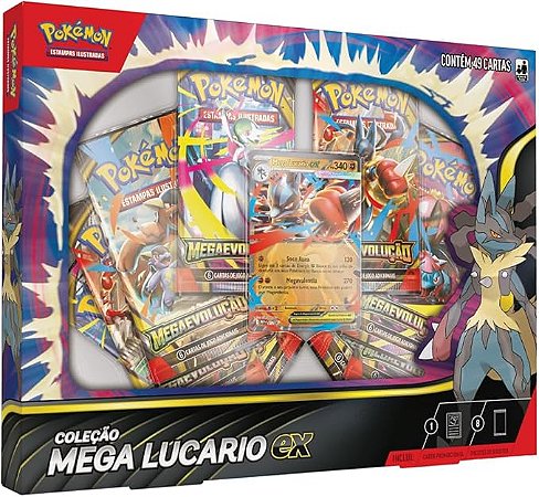Box Pokemon - Coleção Mega Lucario ex