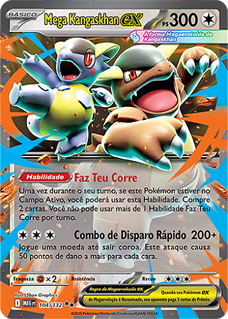 Mega Kangaskhan ex (104/132) - Carta Avulsa Pokemon