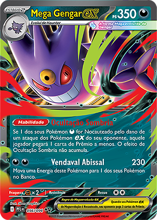 Mega Gengar ex (056/094) - Carta Avulsa Pokemon