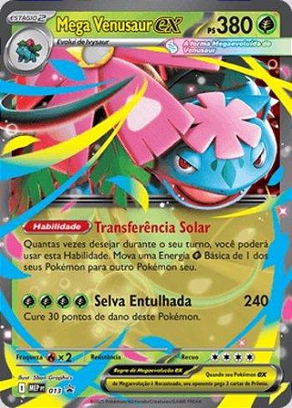 Mega Venusaur ex (013) PROMO - Carta Avulsa Pokemon