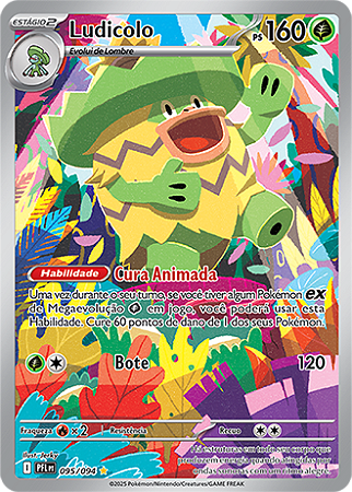 Ludicolo (095/094) FOIL - Carta Avulsa Pokemon
