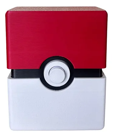 Deck box Pokébola 3D - Porta Cartas Pokémon