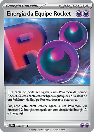 Energia da Equipe Rocket / Team Rocket's Energy (182/182) - Carta Avulsa Pokemon