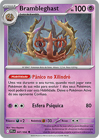 Brambleghast (047/094) - Carta Avulsa Pokemon