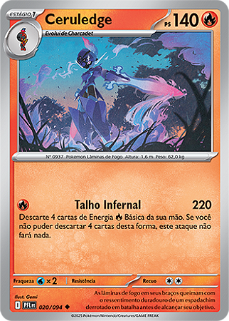 Ceruledge (035/191) - Carta Avulsa Pokemon