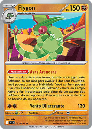 Flygon (053/094) REV FOIL - Carta Avulsa Pokemon