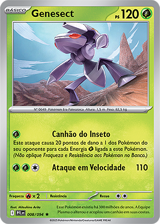 Genesect (008/094) FOIL - Carta Avulsa Pokemon