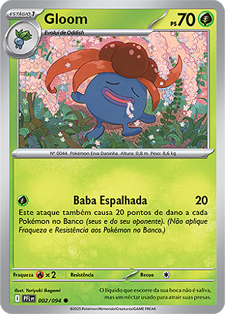 Gloom (002/094) - Carta Avulsa Pokemon