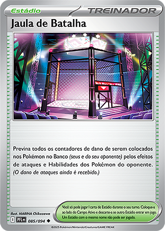 Jaula de Batalha / Battle Cage (085/094) - Carta Avulsa Pokemon