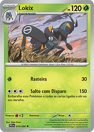 Lokix (010/094) - Carta Avulsa Pokemon