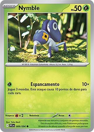 Nymble (009/094) - Carta Avulsa Pokemon