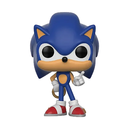 Sonic With Ring (#283) - Figura Colecionável Funko Pop Games