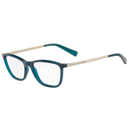 Óculos de Grau Armani Exchange Feminino Médio AX3028L Verde Translúcido -  Óculos de Grau-Óculos de Sol-Masculino-Feminino | Univisão Ótica