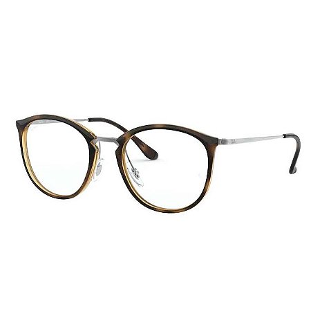Óculos de Grau Ray Ban RX7140 Marrom Tartaruga e Prata - Óculos de  Grau-Óculos de Sol-Masculino-Feminino | Univisão Ótica