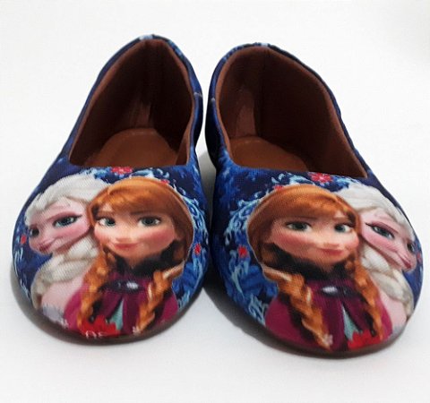 Sapatilha Frozen II Ana e Elza Mãe e Filha Tam. 23 ao 42.