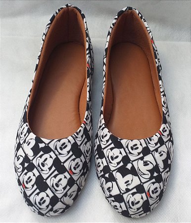 Sapatilha Minnie Disney Quadros Tal a Mãe Tal a Filha Tam. 23 ao 42.